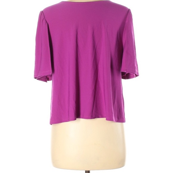 KENSIE - Tie-Back Top Bright Purple . - Picture 5 of 5